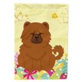 thumbnail image 1 of Carolines Treasures BB6142CHF Easter Eggs Chow Chow Red Flag Canvas House Size, 1 of 4