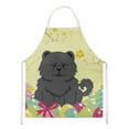 thumbnail image 1 of Carolines Treasures BB6143APRON Easter Eggs Chow Chow Black Apron Large multicolor, 1 of 4