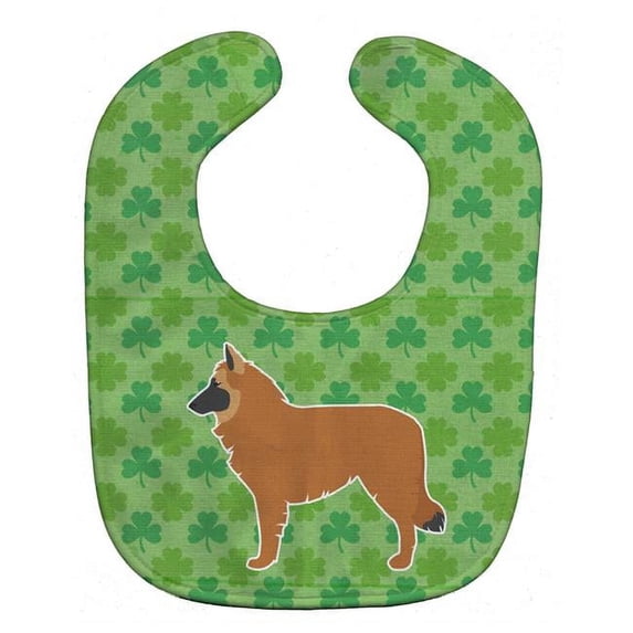 Carolines Treasures BB6466BIB Belgian Shepherd Shamrocks Baby Bib