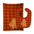 thumbnail image 1 of Carolines Treasures BB6768STBU Fox Baby Bib and Burp Cloth 11 x 18" multicolor, 1 of 1