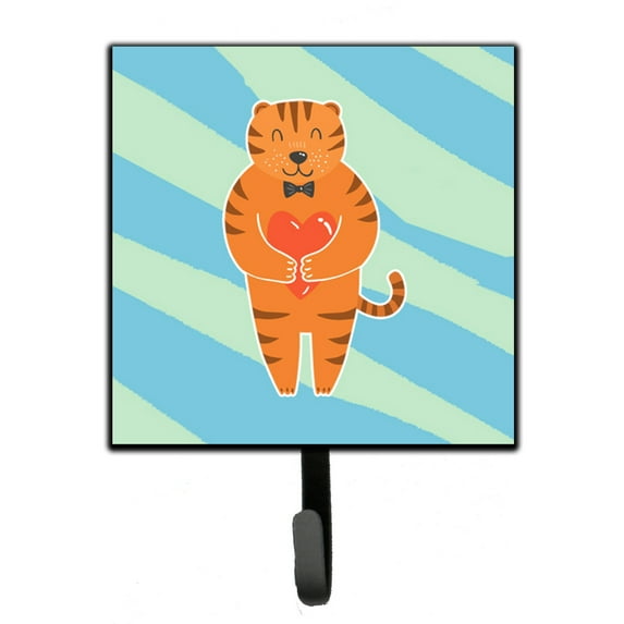 Carolines Treasures BB6779SH4 Tiger Leash or Key Holder Single Hook multicolor
