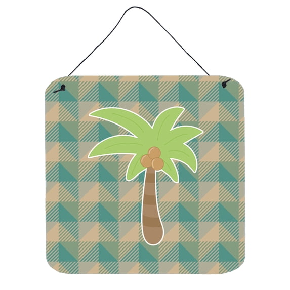 Carolines Treasures BB7028DS66 Palm Tree Wall or Door Hanging Prints 6HX6W multicolor