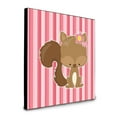 thumbnail image 1 of Carolines Treasures  8 x 8 x 0.625 in. Squirrel with Flowers Artwork Panel Wall Decor, 1 of 1