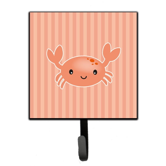 Carolines Treasures BB7121SH4 Crab Leash or Key Holder Single Hook multicolor