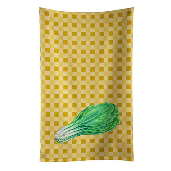 Carolines Treasures BB7204KTWL Mustard on Basketweave Kitchen Towel 15 X 28" multicolor