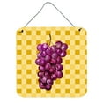 thumbnail image 1 of Carolines Treasures BB7227DS66 Grapes on Basketweave Wall or Door Hanging Prints 6x6 multicolor, 1 of 1