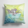 thumbnail image 1 of Carolines Treasures BB7345PW1414 Raccoon Bathing Watercolor Fabric Decorative Pillow, 1 of 4
