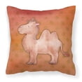 thumbnail image 1 of Carolines Treasures BB7393PW1818 Polkadot Camel Watercolor Fabric Decorative Pillow, 1 of 2