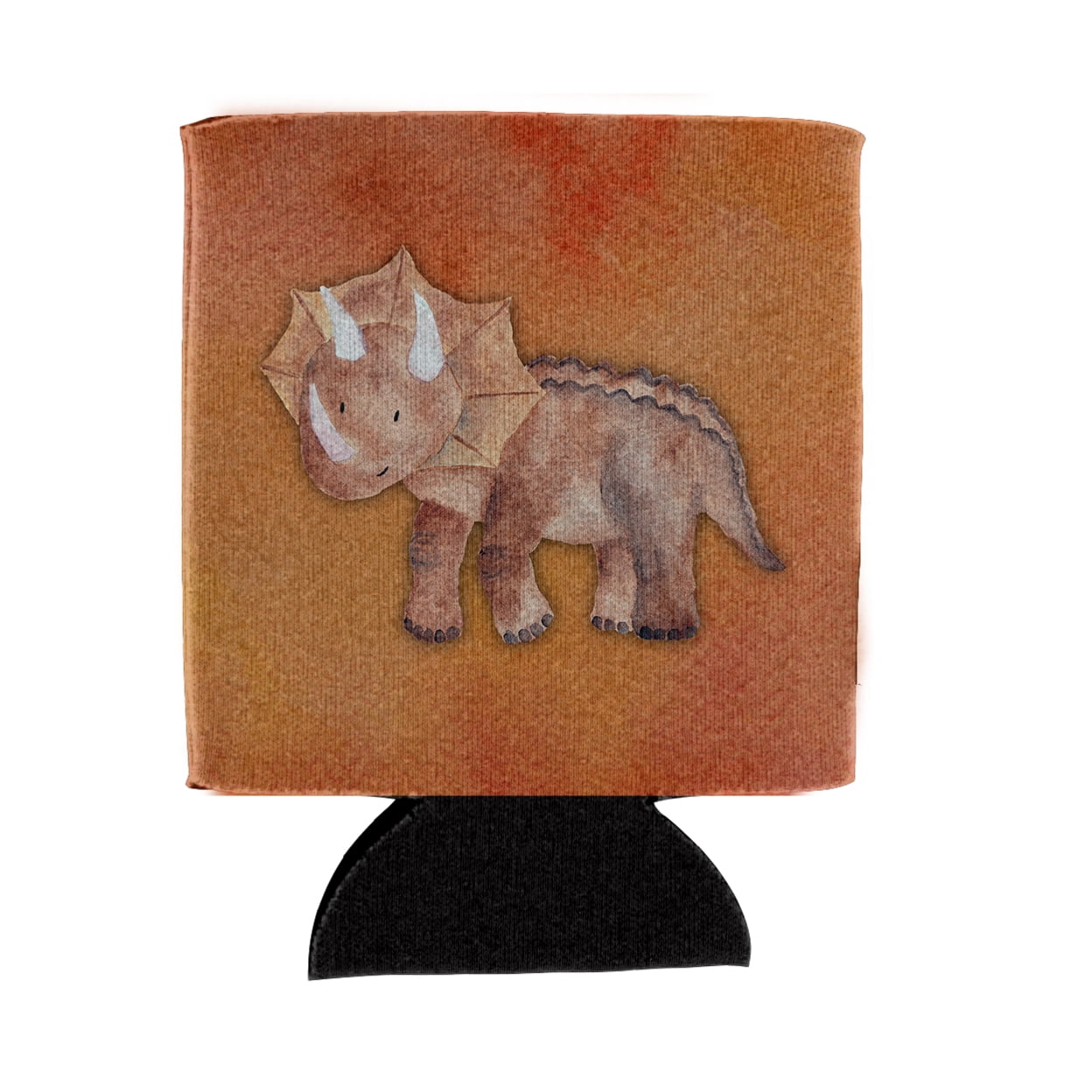 Triceratops Watercolor Can or Bottle Hugger
