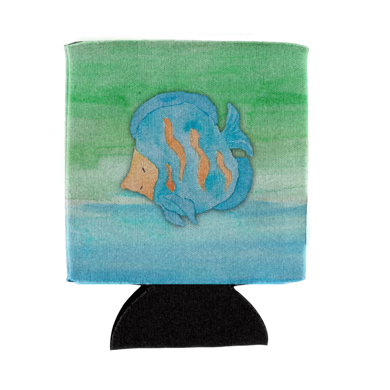 Carolines Treasures BB7419CC Blue Fish Watercolor Can or Bottle Hugger  Can Hugger multicolor