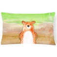 thumbnail image 1 of Carolines Treasures BB7434PW1216 Bear Watercolor Canvas Fabric Decorative Pillow  12H x16W multicolor, 1 of 3
