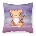 thumbnail image 1 of Carolines Treasures BB7444PW1818 Tiger Cub Watercolor Fabric Decorative Pillow  18H x18W multicolor, 1 of 2