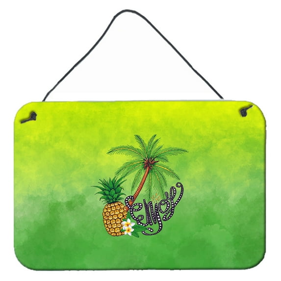 Carolines Treasures BB7456DS812 Summer Enjoy Wall or Door Hanging Prints 8HX12W multicolor