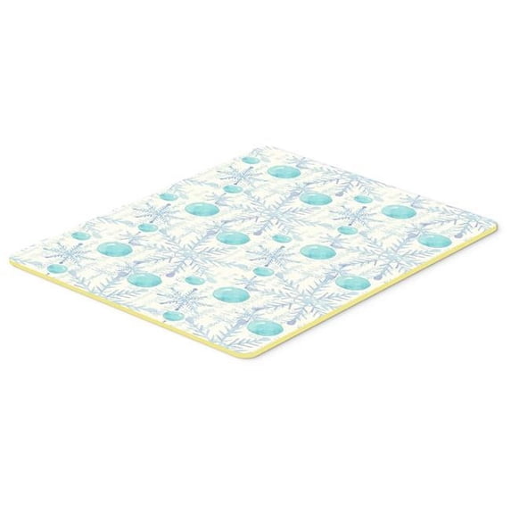 Carolines Treasures BB7487CMT Winter Snowflakes on White Kitchen or Bath Mat, 20 x 30 in.