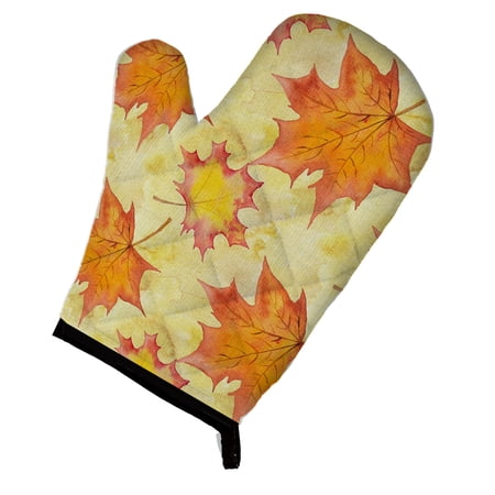 Fall Leaves Scattered Oven Mitt