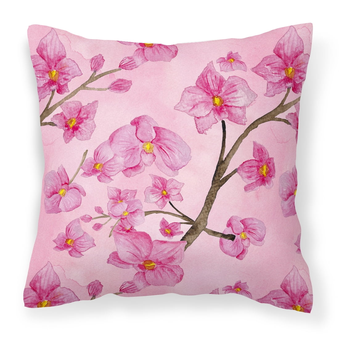 Carolines Treasures BB7505PW1414 Watercolor Pink Flowers Fabric ...