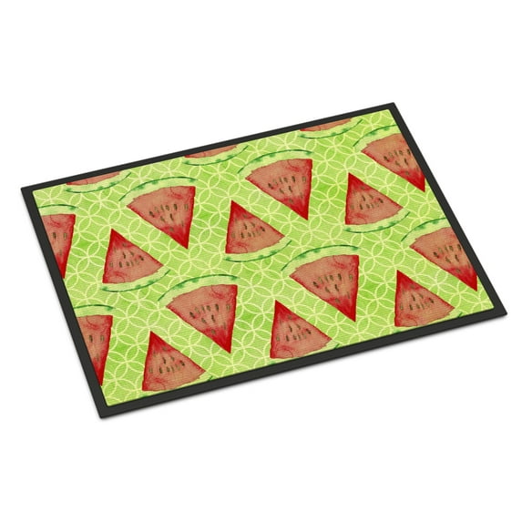 Carolines Treasures BB7518JMAT Watercolor Watermelon Indoor or Outdoor Mat, 24 x 36 in.