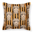 thumbnail image 1 of Carolines Treasures BB7527PW1818 Watecolor Halloween Day of the Dead Head Fabric Decorative Pillow  18H x18W multicolor, 1 of 2