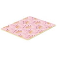 thumbnail image 1 of Carolines Treasures BB7546CMT Watercolor Princess Crown on Pink Kitchen or Bath Mat, 20 x 30 in., 1 of 2