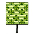 thumbnail image 1 of Carolines Treasures BB7557SH4 Watercolor Shamrock Stripes Leash or Key Holder Single Hook multicolor, 1 of 1