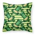 thumbnail image 1 of Carolines Treasures BB7558PW1818 Watercolor St Patricks Day Leprechan Hat Fabric Decorative Pillow  18H x18W multicolor, 1 of 2