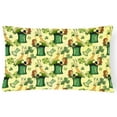 thumbnail image 1 of Carolines Treasures BB7559PW1216 Watercolor St Patricks Day Party Canvas Fabric Decorative Pillow  12H x16W multicolor, 1 of 3