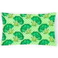 thumbnail image 1 of Carolines Treasures BB7570PW1216 Watercolor Broccoli Canvas Fabric Decorative Pillow  12H x16W multicolor, 1 of 3