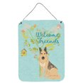 thumbnail image 1 of Carolines Treasures BB7578DS1216 Welcome Friends German Shepherd Wall or Door Hanging Prints 12x16 multicolor, 1 of 2