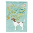 thumbnail image 1 of Carolines Treasures BB7598GF Welcome Friends Pointer Flag Garden Size  Small multicolor, 1 of 2