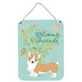 thumbnail image 1 of Carolines Treasures BB7608DS1216 Welcome Friends Pembroke Welsh Corgi Red Wall or Door Hanging Prints 12x16 multicolor, 1 of 2