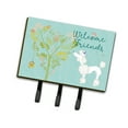 thumbnail image 1 of Carolines Treasures BB7614TH68 Welcome Friends White Poodle Leash or Key Holder Triple multicolor, 1 of 4