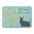 thumbnail image 1 of Carolines Treasures BB7616RUG Welcome Friends Scottish Terrier Machine Washable Memory Foam Mat 19 X 27" multicolor, 1 of 4