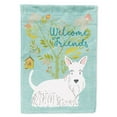 thumbnail image 1 of Carolines Treasures BB7617GF Welcome Friends White Scottish Terrier Flag Garden Size  Small multicolor, 1 of 3