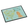 thumbnail image 1 of Carolines Treasures BB7619JMAT Welcome Friends Buff Cocker Spaniel Doormat 24x36 36"L x 24"W multicolor, 1 of 4