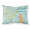 thumbnail image 1 of Carolines Treasures BB7619PILLOWCASE Welcome Friends Buff Cocker Spaniel Fabric Standard Pillowcase Standard multicolor, 1 of 2
