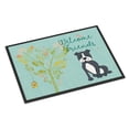 thumbnail image 1 of Carolines Treasures BB7623MAT Welcome Friends Black Staffie Indoor or Outdoor Mat, 18 x 27 in., 1 of 4
