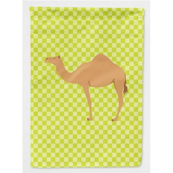 Arabian Camel Dromedary Green Flag Garden Size
