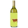thumbnail image 1 of Carolines Treasures BB7649LITERK Ankole-Watusu Cow Green Wine Bottle Beverge Insulator Hugger, 1 of 1