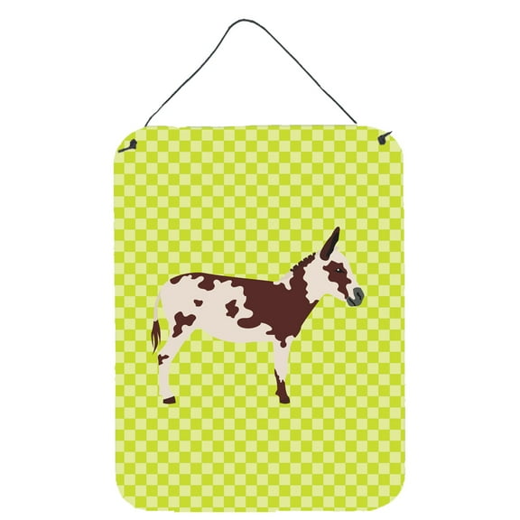 American Spotted Donkey Green Wall or Door Hanging Prints
