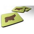 thumbnail image 1 of Carolines Treasures BB7678FC Poitou Poiteuin Donkey Green Foam Coaster, Set of 4, 1 of 3