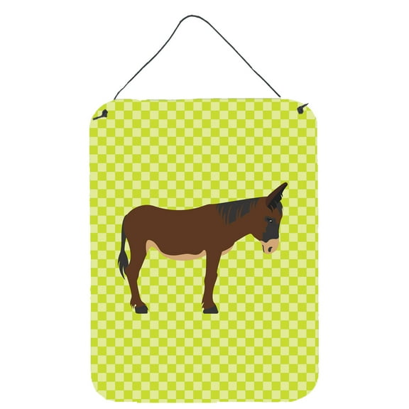 Carolines Treasures BB7679DS1216 Zamorano-Leones Donkey Green Wall or Door Hanging Prints