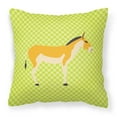 thumbnail image 1 of Carolines Treasures BB7680PW1818 Turkmenian Kulan Donkey Green Fabric Decorative Pillow, 18 x 18 in., 1 of 2