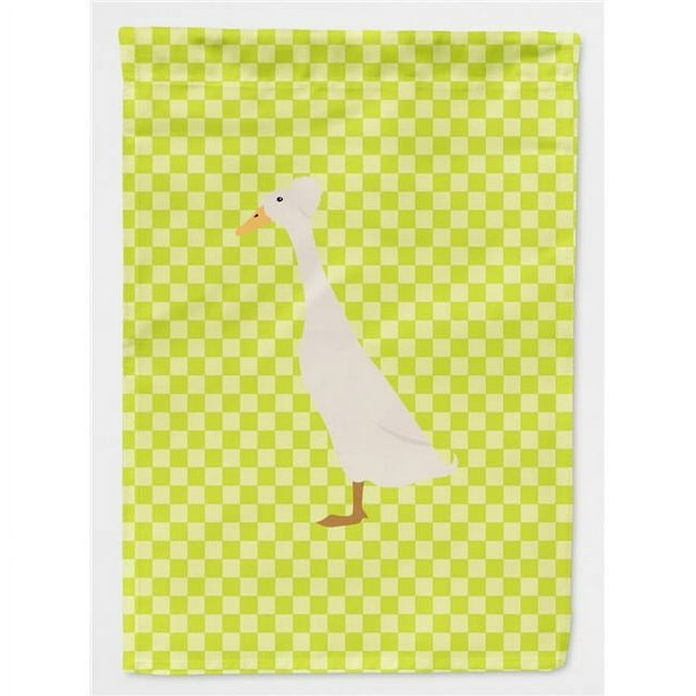 Carolines Treasures BB7685CHF Bali Duck Green Flag Canvas House