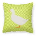 thumbnail image 1 of Carolines Treasures BB7686PW1414 American Pekin Duck Green Fabric Decorative Pillow, 14 x 14 in., 1 of 4