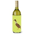 thumbnail image 1 of Carolines Treasures BB7687LITERK Dutch Hook Bill Duck Green Wine Bottle Beverge Insulator Hugger, 1 of 1