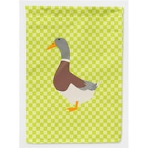 Carolines Treasures BB7689GF Saxony Sachsenente Duck Green Flag Garden Size