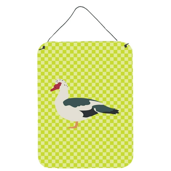 Carolines Treasures BB7690DS1216 Muscovy Duck Green Wall or Door Hanging Prints