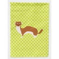 thumbnail image 1 of Caroline's Treasures BB7696CHF Weasel Green Flag Canvas House Size , Large, multicolor, 1 of 4