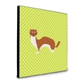 thumbnail image 1 of Carolines Treasures  8 x 8 x 0.625 in. Weasel Green Artwork Panel Wall Decor, 1 of 1