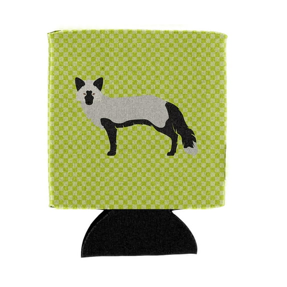 Carolines Treasures BB7697CC Silver Fox Green Can or Bottle Hugger